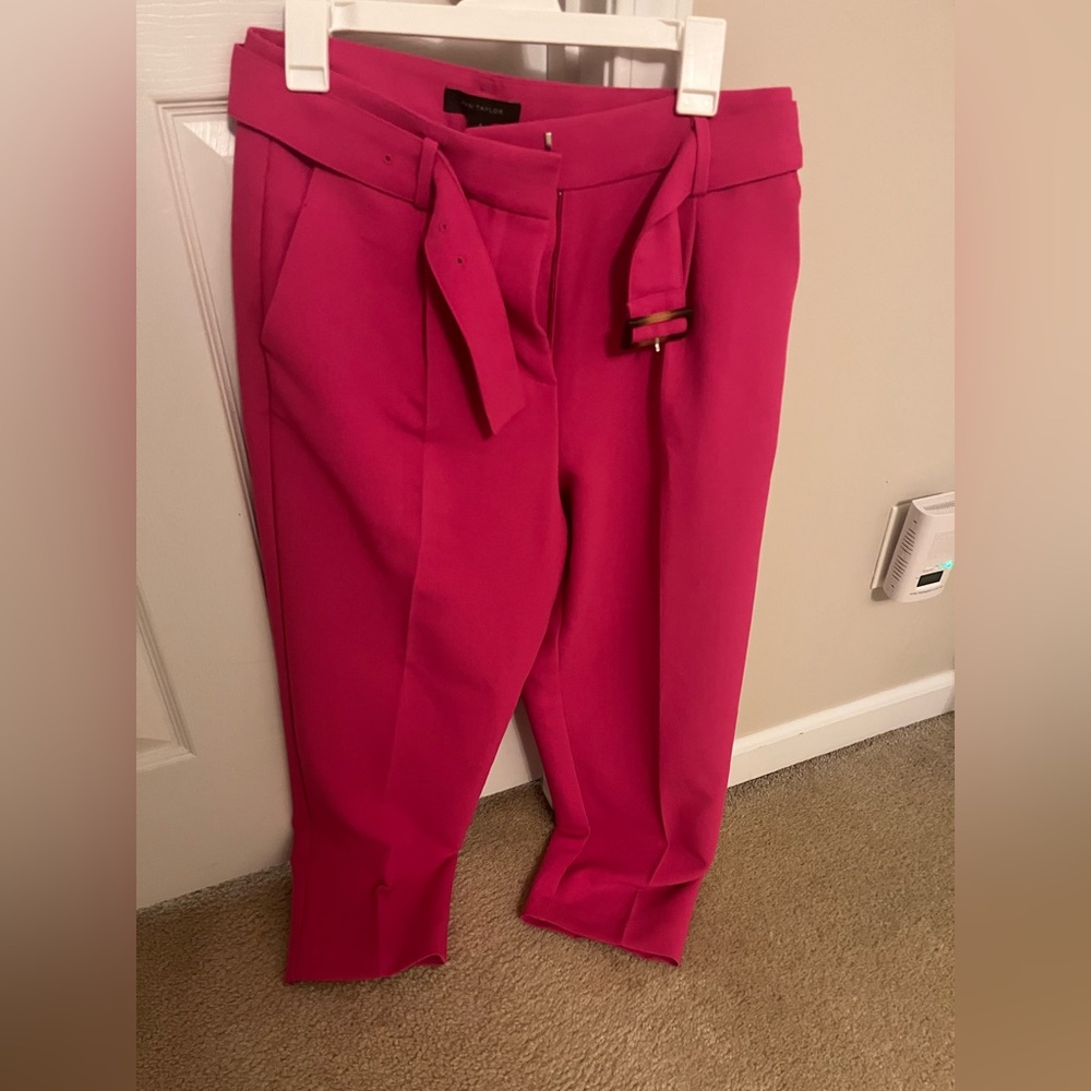 Ann Taylor Vibrant Pink Women's Trousers